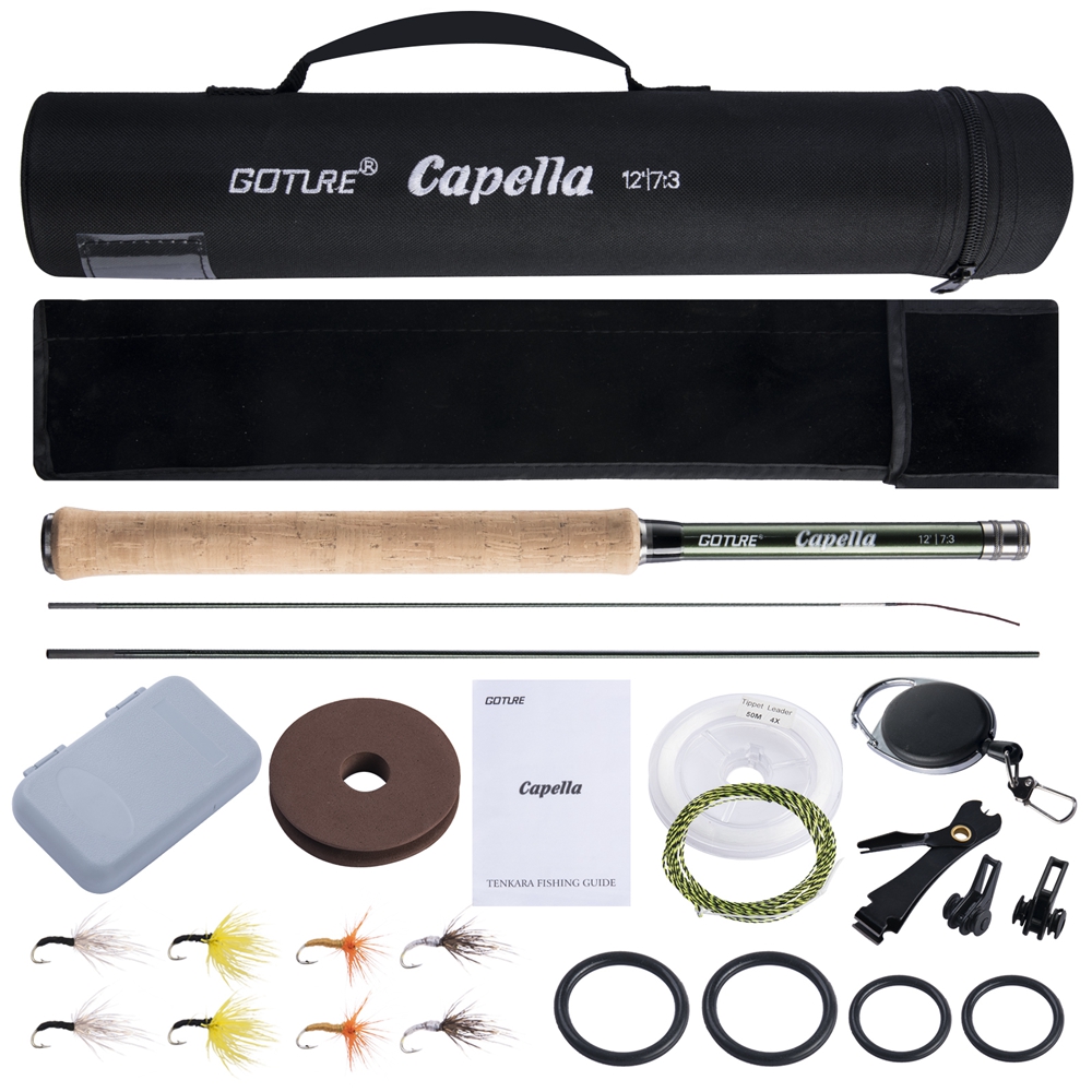 Fly Fishing Set - Goture tenkara vara de pesca com