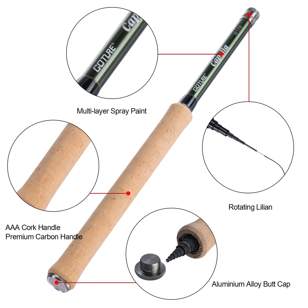 Goture tenkara vara de pesca c - Fly Fishing Set avaliação e preço