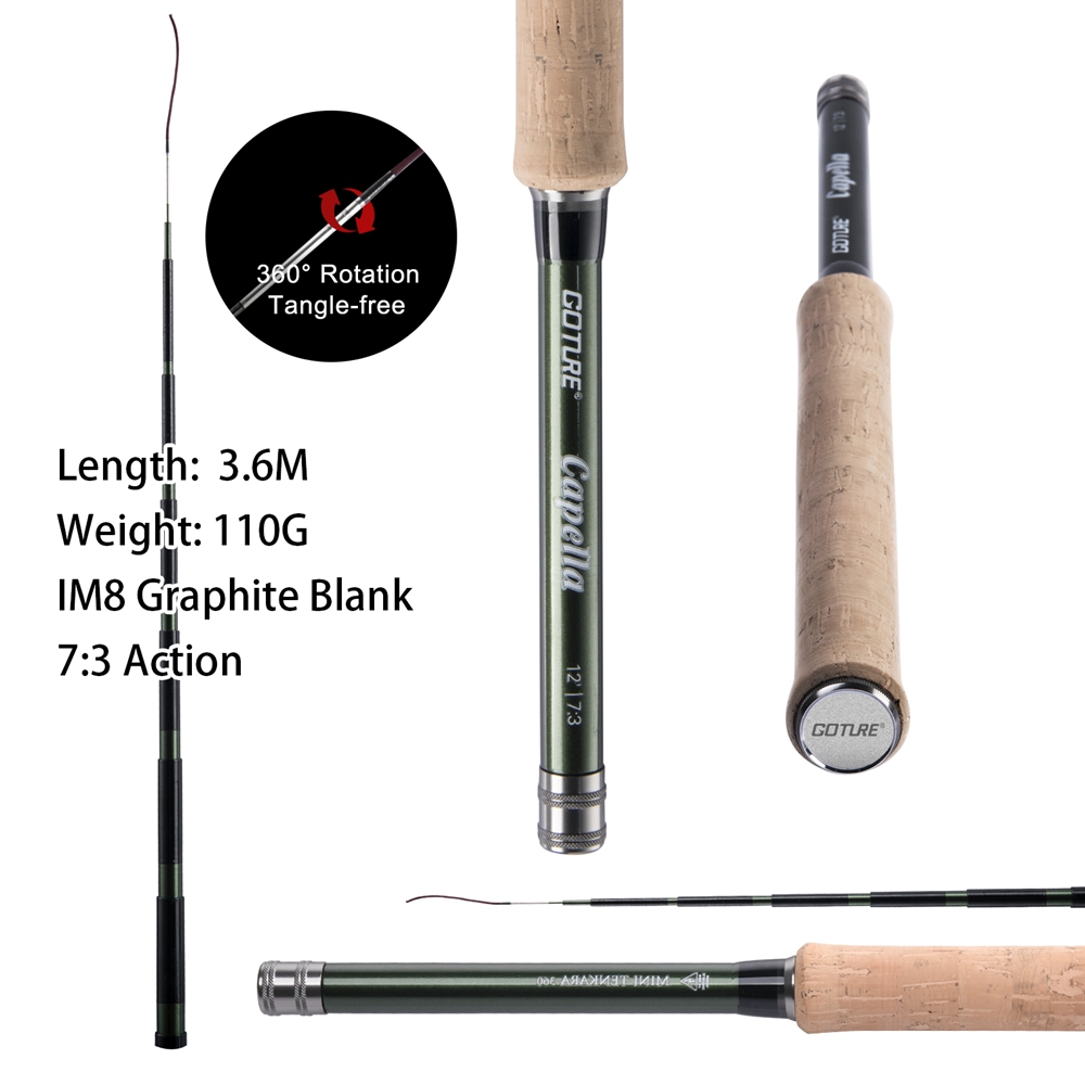 Goture tenkara vara de pesca c - Fly Fishing Set avaliação e preço